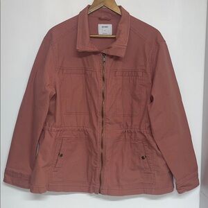 Old Navy XL Women’s Lightweight Cotton Utility Jacket #spring #boho #cotton